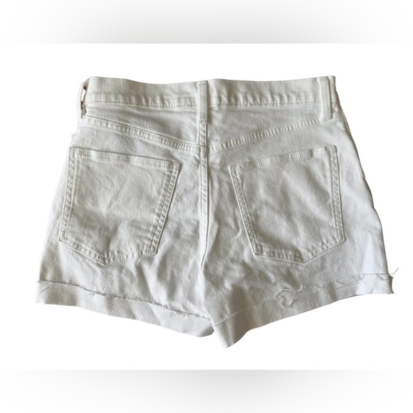 Gap white button fly high rise denim cut if shorts Size 28/6 - Picture 2 of 5